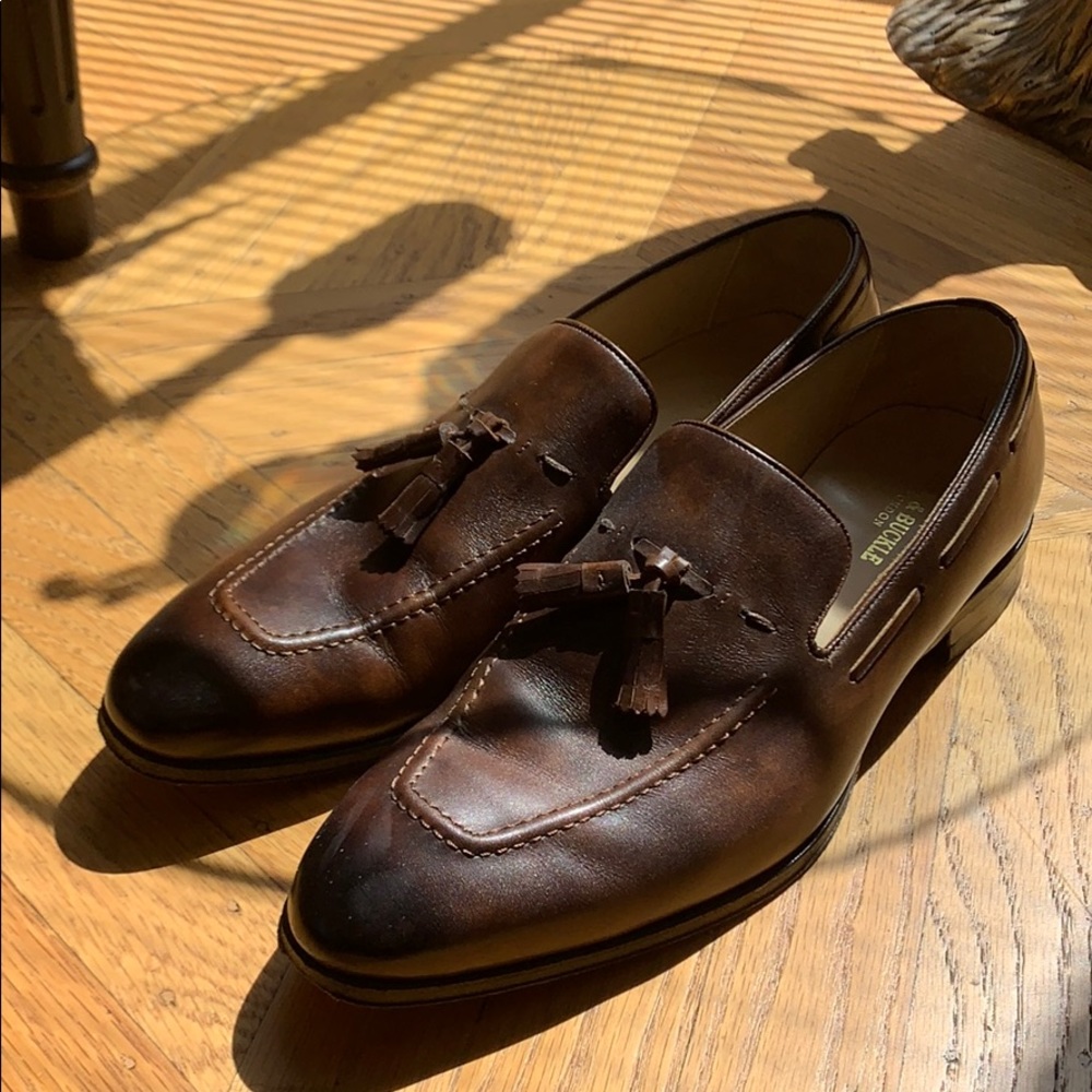 Tasseled Leather Loafers